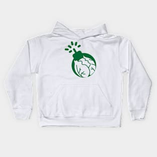 cabbage farm boom for food  agriculture Kids Hoodie